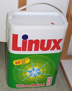 linux, the laundry detergent