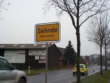 Sehne city limits, Hannover region